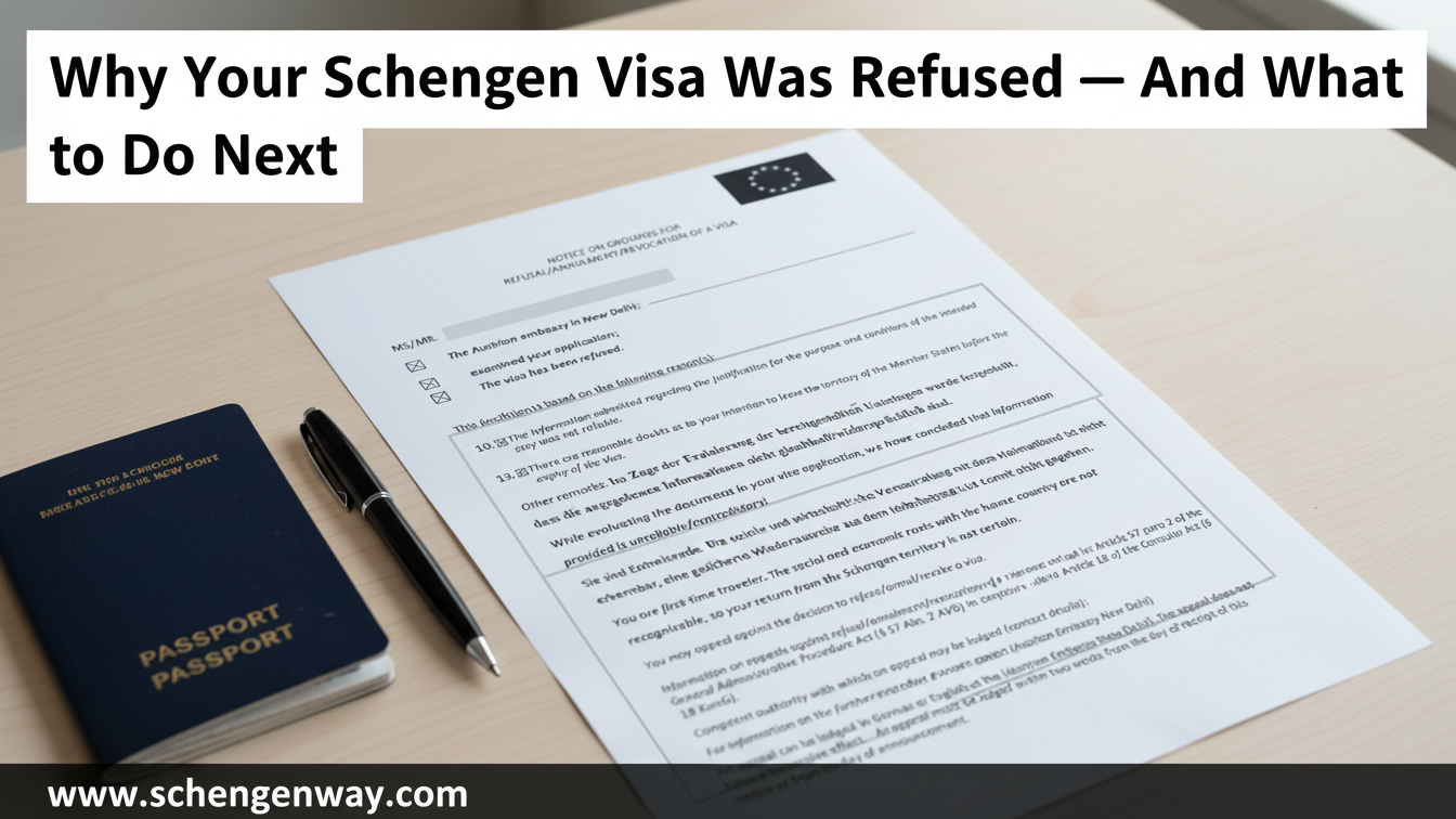 How to Fix Schengen Visa Rejection & Reapply Successfully