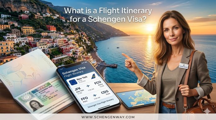 What is Flight Itinerary for a schengen visa?