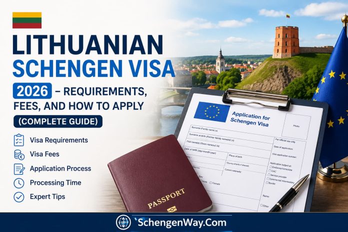 Lithuanian Schengen Visa 2026 — Requirements, Fees, and How to Apply (Complete Guide)